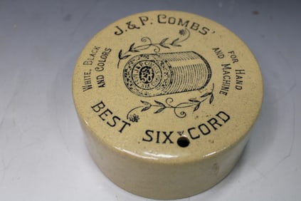 J & P Combs Six Cord Thread Advertisement