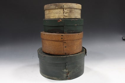 4 Graduated Sizes Round Pantry Boxes