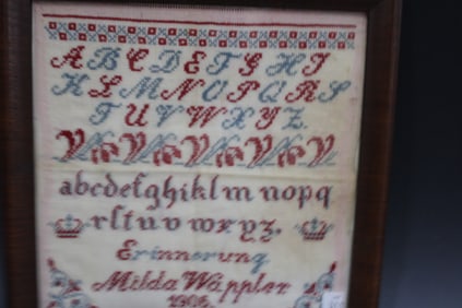 Dated 1906 ABC Sampler