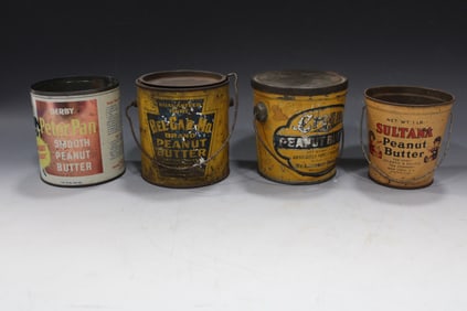 Vintage Peanut Butter Tins