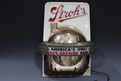 Stroh's Beer Lighted Sign