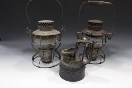 Dietz No. 999 & Huron Piper Lanterns & Other