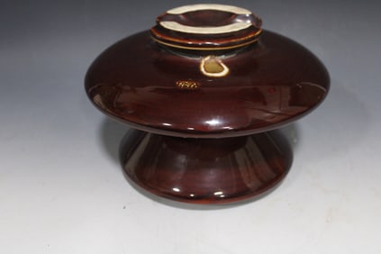 1920-30s 7lb High Voltage Power Line Insulator