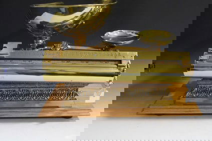 Rare 1894 Brass Computing Scale Co. Dayton