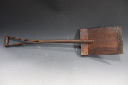 Child's Antique Wooden Snow Shovel