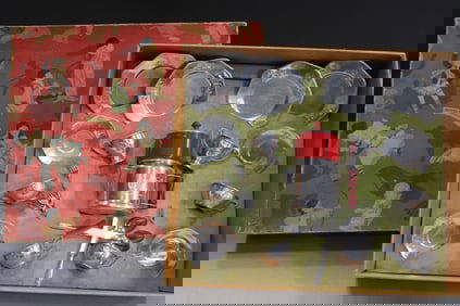 Rare 1940-50 Child's Mirro Aluminum Coffee Set in/Box