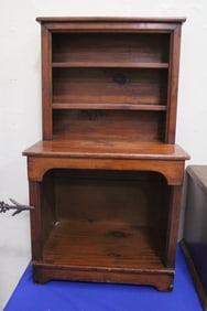 Child's Open-Shelves Wooden Cupboard