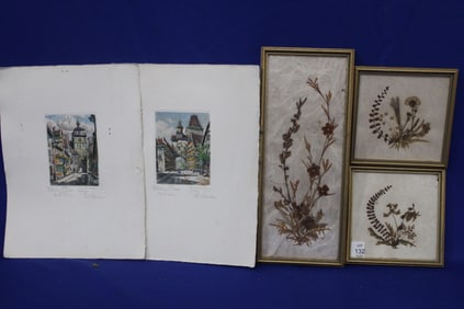 Original Paul Sollman (1886-1950) Etchings & More