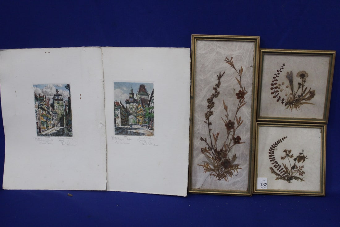 Original Paul Sollman (1886-1950) Etchings & More (1 of 2)