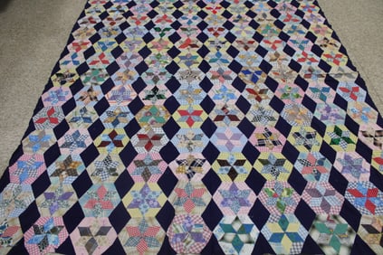 Diamond & Star Quilt Top