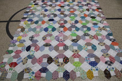 Octagon Patch Quilt Top