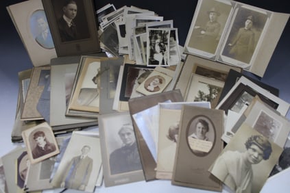 Large Group of 19th to Early 20th C Photos