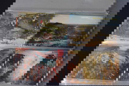 Lot of 2 Albums of Postcards - Mostly USA