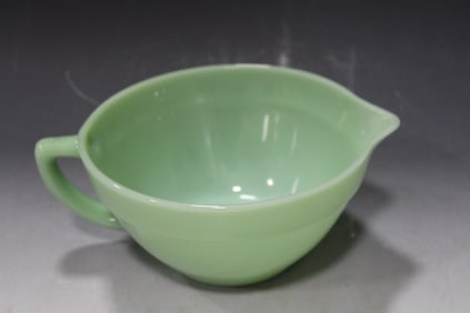 Fire-King Jadeite Large Handled Batter Bowl w/ Spout