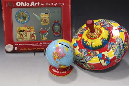 Ohio Art Catalog, Knights Musical Top; Globe Bank