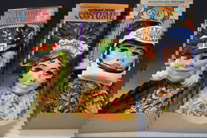 Lot of 3 Ben Cooper Halloween Costumes in Boxes