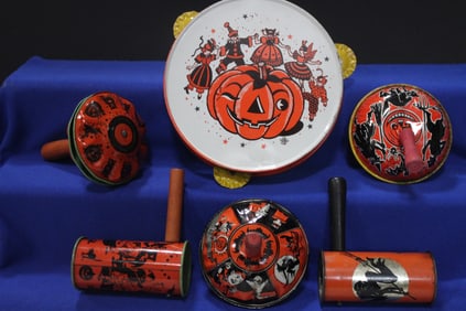 Halloween Noise Makers & Tambourine