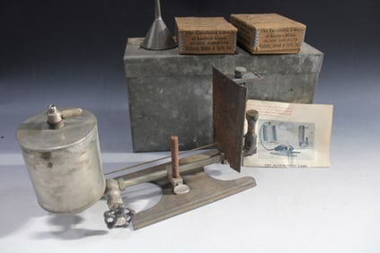 Rare Alco-Radiant Lamp in Case