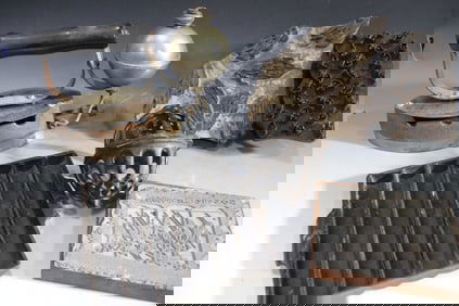 3 Wallpaper Stamps; Cast Iron String Holder; More