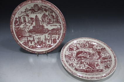 Pr Vernon Kiln Souvenir Plates