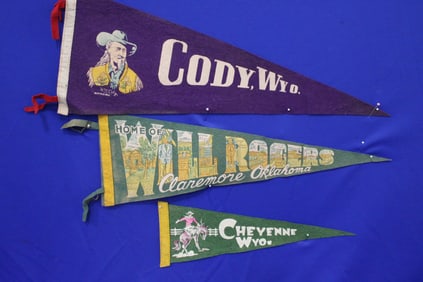 1930-40s  Pennants Western  States - Buffalo Bill Cody