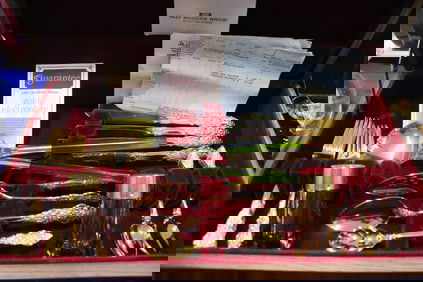 1978 NOS Gold electroplated  1847 Rogers Silverware