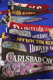1930-40s Felt Souvenir / Travel Pennants