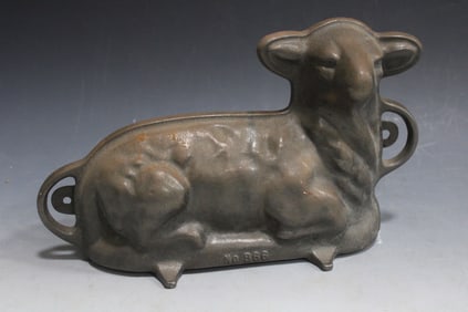 Cast Iron Lamb Cake Mold