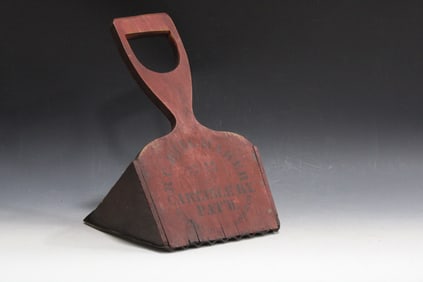 Wooden R.C. King Maker Picker Carlisle KY Dated 1879