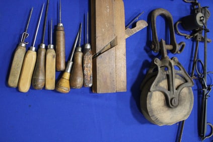 Group of Wooden Tools