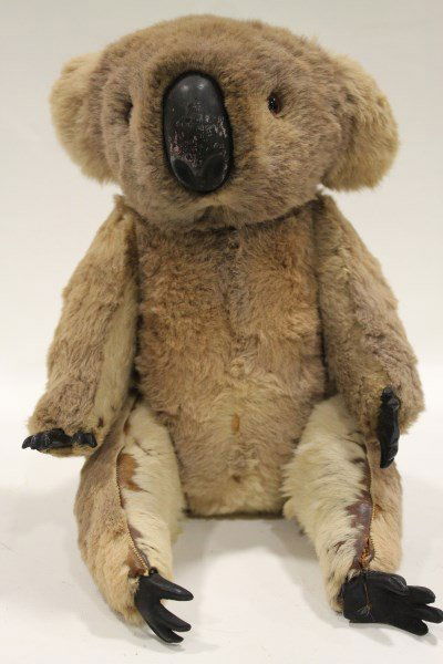 stuffed koala bear real fur