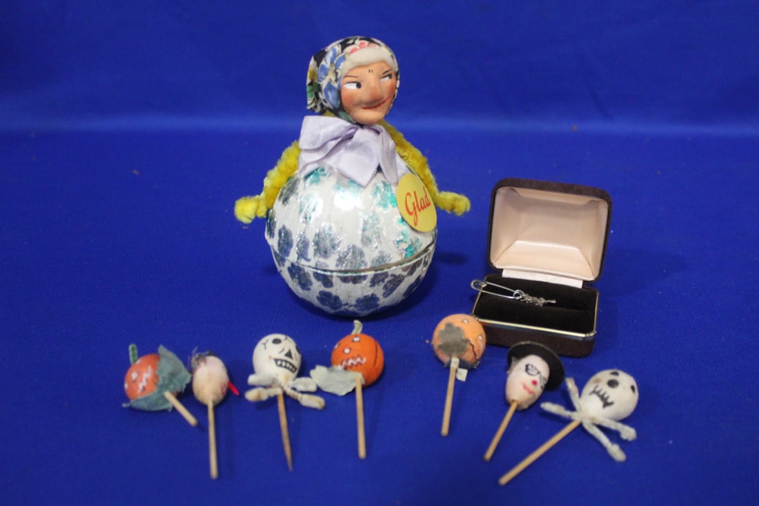 Halloween Witch Candy Container, Silver Charm & More (1 of 3)