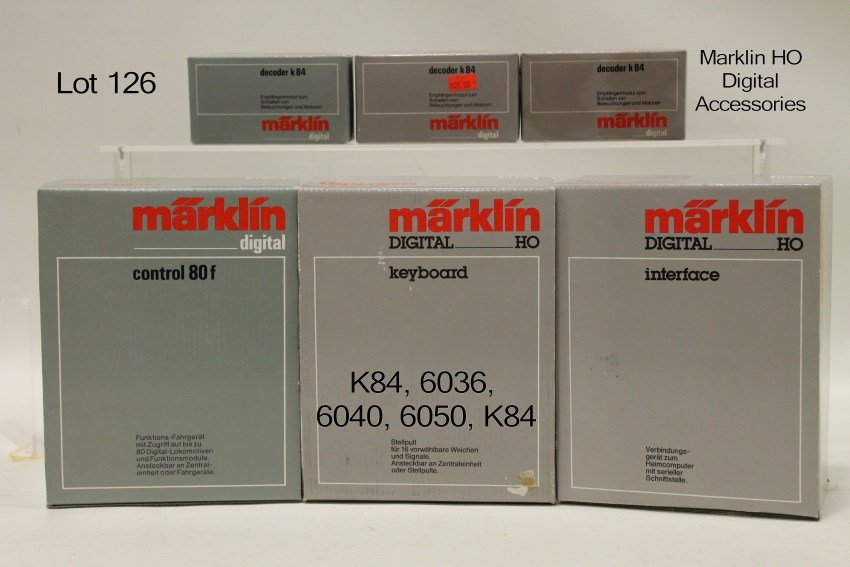 Marklin HO Digital Accessories K84, 6036, 6040, 6050,: In original box