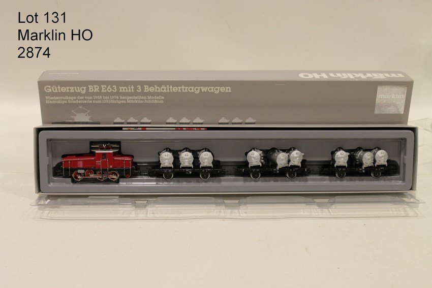 Marklin HO 2874 Train Set, 125th Anniversary JAHRE: In original box