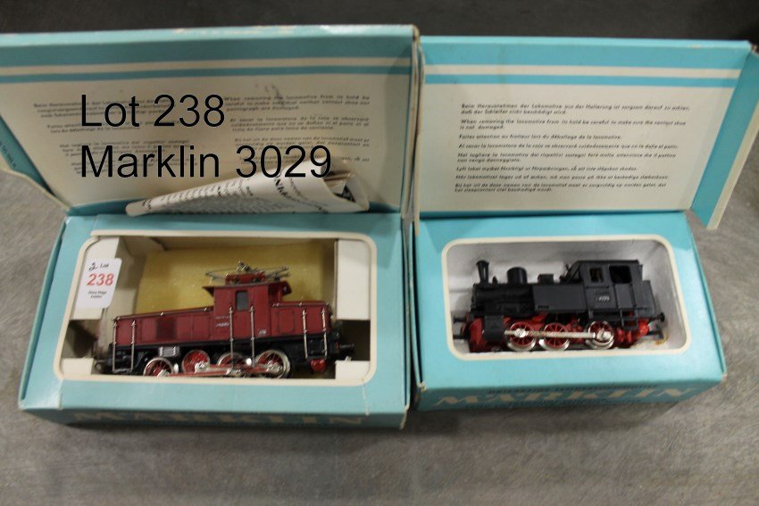 2 Marklin HO 3029 Locomotives: In original boxes