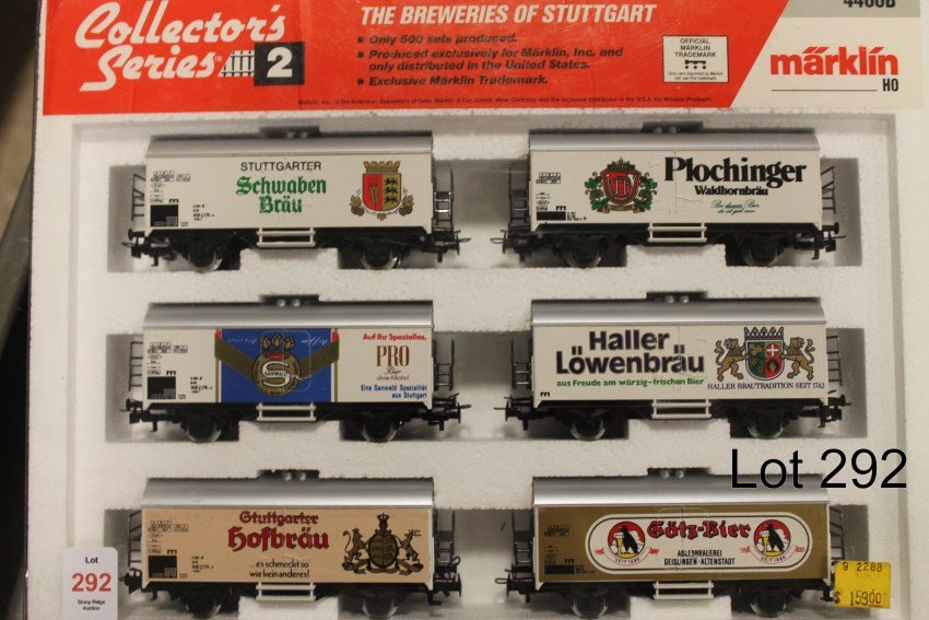 Marklin HO 4400B Collector's Series 2 - Breweries of: In original box, only 500 sets produced, distributed only in USA