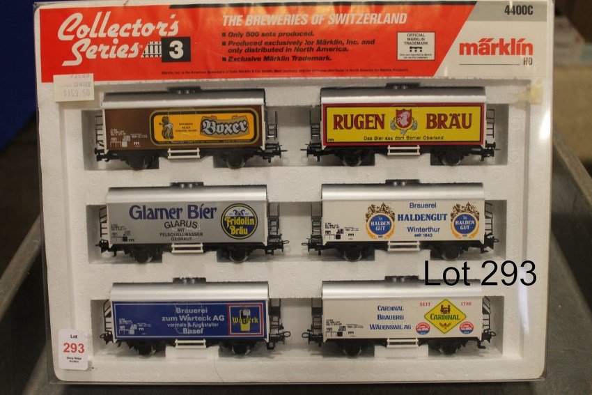 Marklin HO 4400C Collector's Series 3 - Breweries of: In original box, only 500 sets produced, distributed only in USA