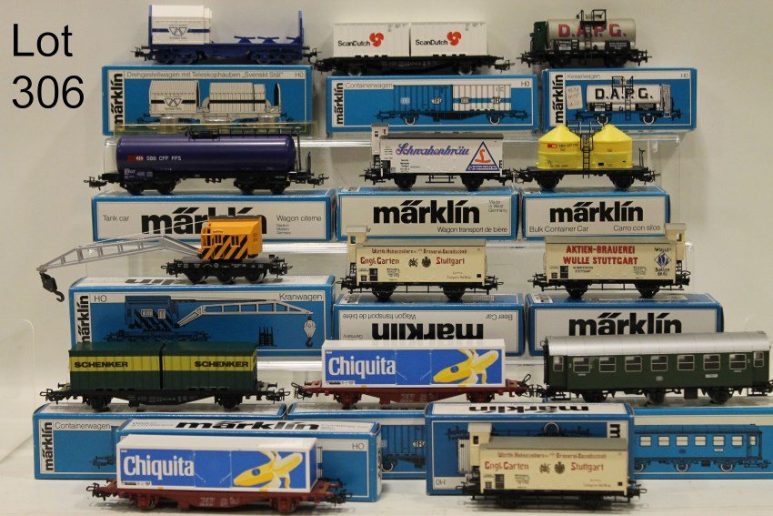 Marklin HO 14 RR Cars In Original Boxes: 4680, 4770, 4671, 4745, 4677, 4688, 4674, 4678, 4759, 4672, 4079, 4672, 4764, 4677