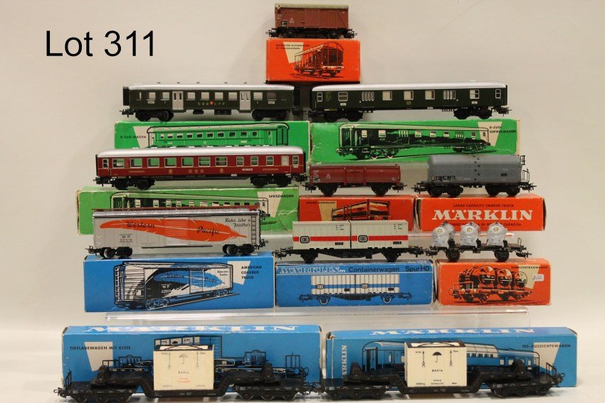 Marklin HO 11 RR Cars In Original Boxes: 4602, 4520, 4038, 4026, 4024, 4090, 4618, 4621, 4506, 4664, 4571