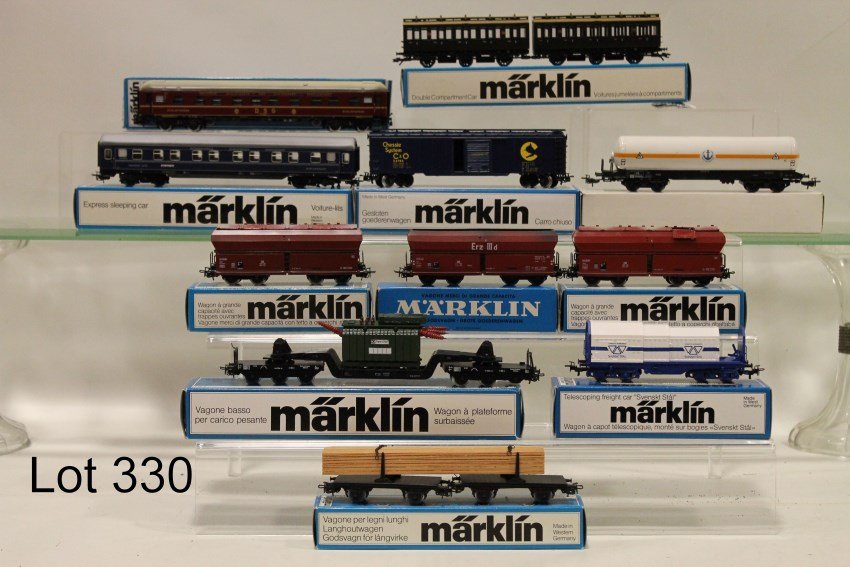 Marklin HO 11 RR Cars In Original Boxes: 4617, 4665, 4207, 4626, 4688, 4626, 4564, 4029, 4064, 4624, 4630