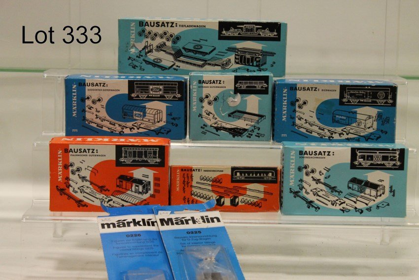 Marklin HO Train Kit Models in Original Boxes: 0226, 0225, 4937, 4917, 0223, 4919, 4950 - Unassembled, 4903 & 4934 - Assembled