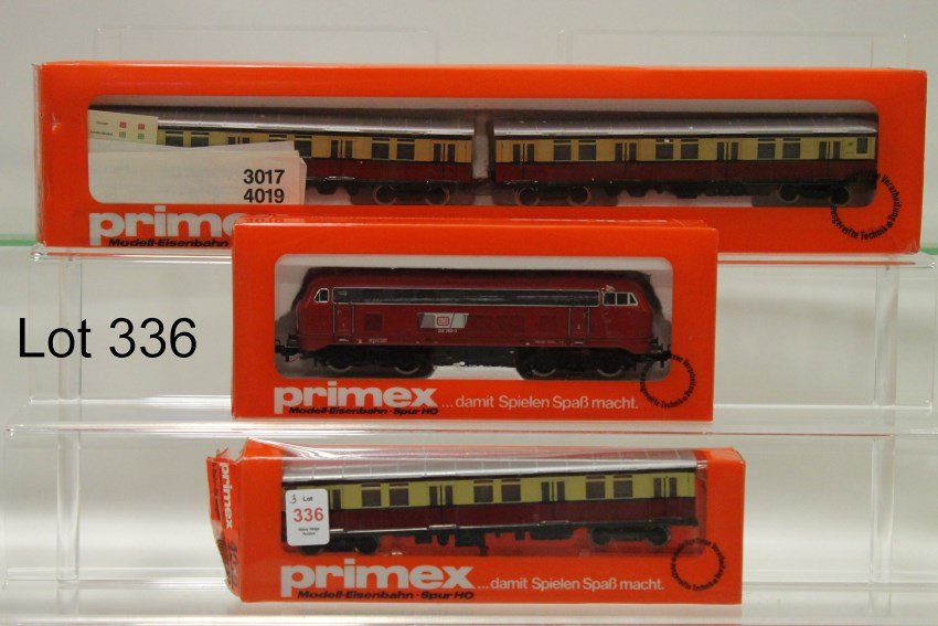 Marklin HO Primex 3 RR Cars In Original Boxes: 4019, 3019, 3017