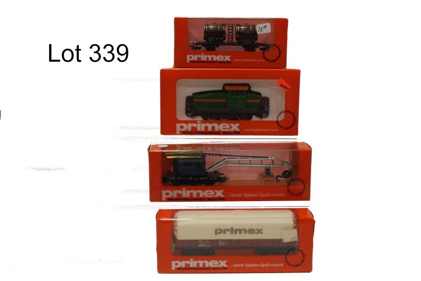 Marklin HO Primex 4 RR Cars In Original Boxes: 4554, 4546, 4556, 3189