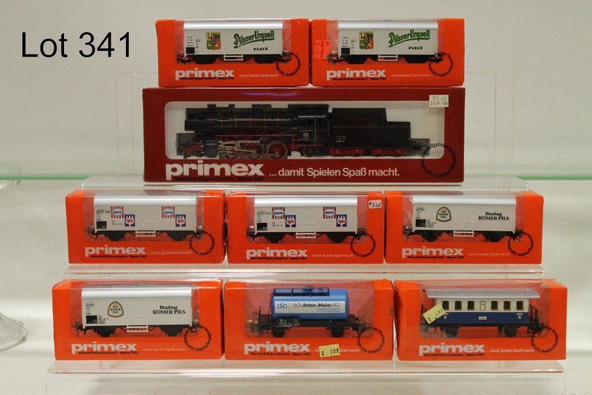 Marklin HO Primex 9 RR Cars In Original Boxes: 3191, 4553, 4597, 4553, 4020, 4557, 4591, 4597, 4557
