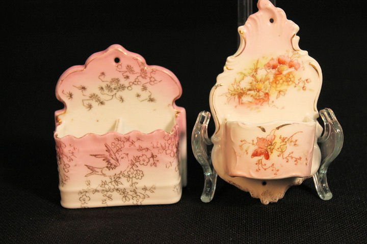 Early UM Prussia Match Safes - Bird and Butterfly: Early UM Prussia match safes - bird, double sections, 3 3/4" H; butterfly, single section with striker, 4 3/4" H.