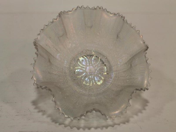 Hearts & Flowers Northwood Carnival Glass Bowl (1 of 1)