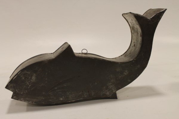 Tin Pennsylvania Fish Cake Mold - 19th C. (1 of 2)