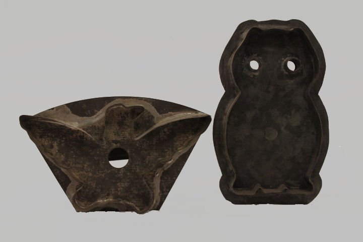 2 Tin Cookie Cutters - American Eagle and Owl (1 of 4)