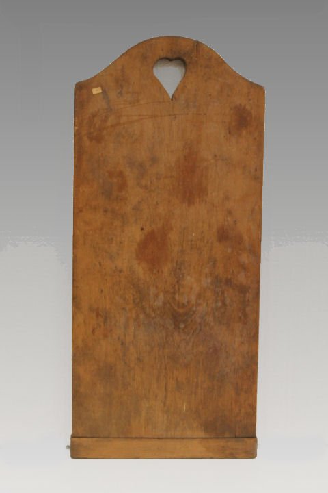 19th C Bread Board w/ Heart Cutout (1 of 3)