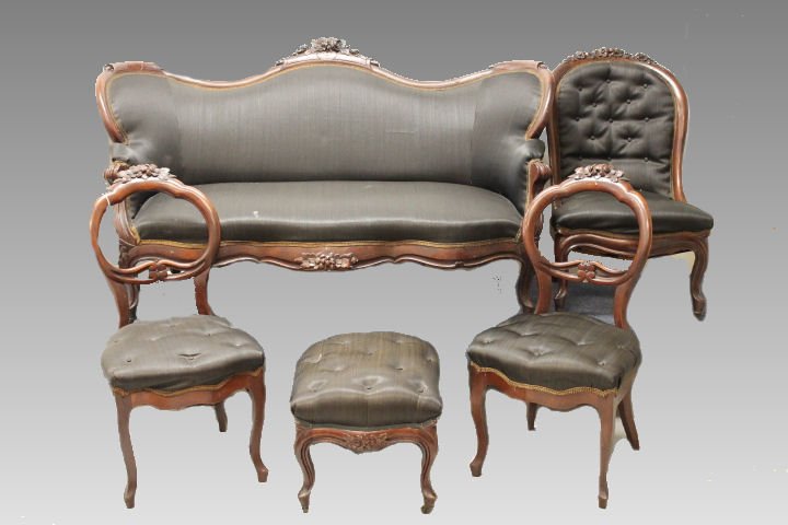 Victorian Parlor 5-Piece Set (1 of 6)